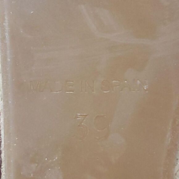 Tory Burch Majorca Peep-Toe Black Canvas Wedge - Sze 39/US 8 - Picture 5 of 6